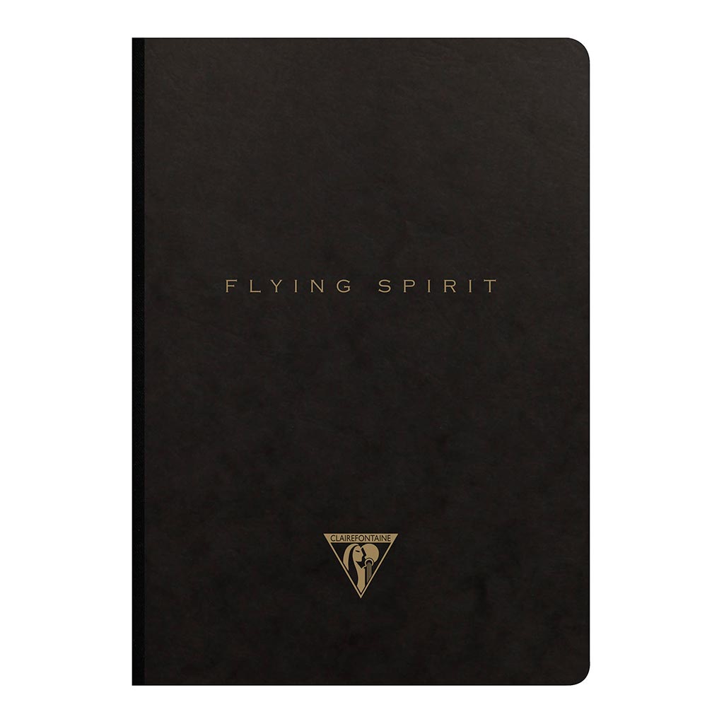 Flying Spirit Clothbound Notebook A5 Black - Cafe Supply
