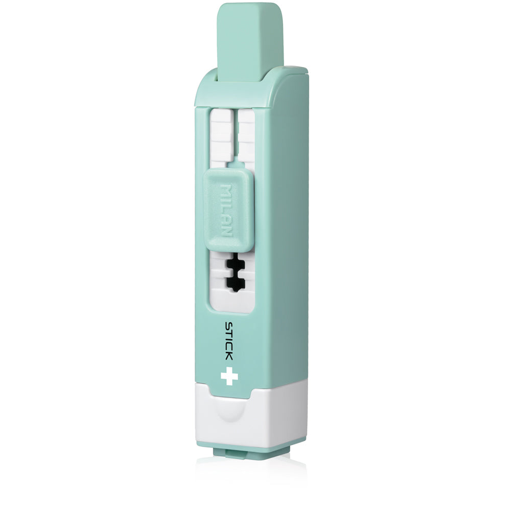 Milan Anti-Bacterial Stick Sharpener Eraser Turquoise - Cafe Supply