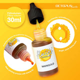 Octopus Fluids Alcohol Ink Marigold Yellow 30ml - Cafe Supply
