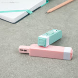 Milan Anti-Bacterial Stick Sharpener Eraser Turquoise - Cafe Supply