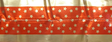 Cake Band Star Red/Gold 63mm (7m) - Cafe Supply