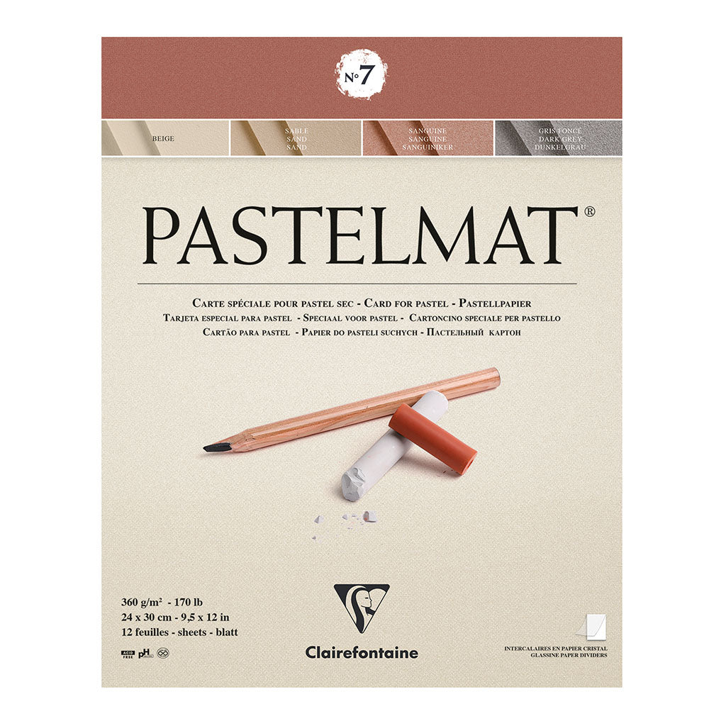 Pastelmat Pad No. 7 24x30cm 12sh - Cafe Supply
