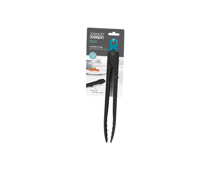 Joseph Joseph Duo Lockable Tongs with integrated tool rest
