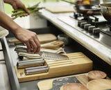 Joseph Joseph Elevate Steel Knives Bamboo Store 5 Piece Set