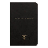Flying Spirit Sewn Notebook 11x17cm Black - Cafe Supply