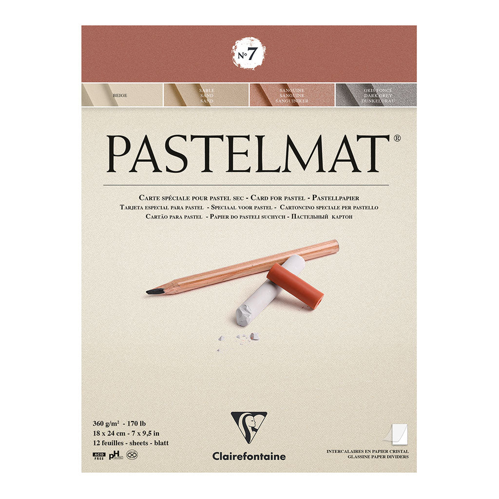 Pastelmat Pad No. 7 18x24cm 12sh - Cafe Supply