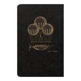 Flying Spirit Sewn Notebook 11x17cm Black - Cafe Supply