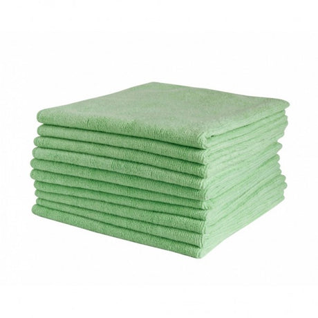 Micro Fibre Cloth 40cm x 40cm - Green - Cafe Supply