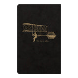 Flying Spirit Sewn Notebook 7.5x12cm Black - Cafe Supply