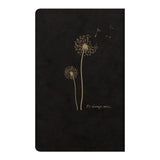 Flying Spirit Sewn Notebook 7.5x12cm Black - Cafe Supply