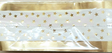 Cake Band Star White/Gold 63mm (7m) - Cafe Supply