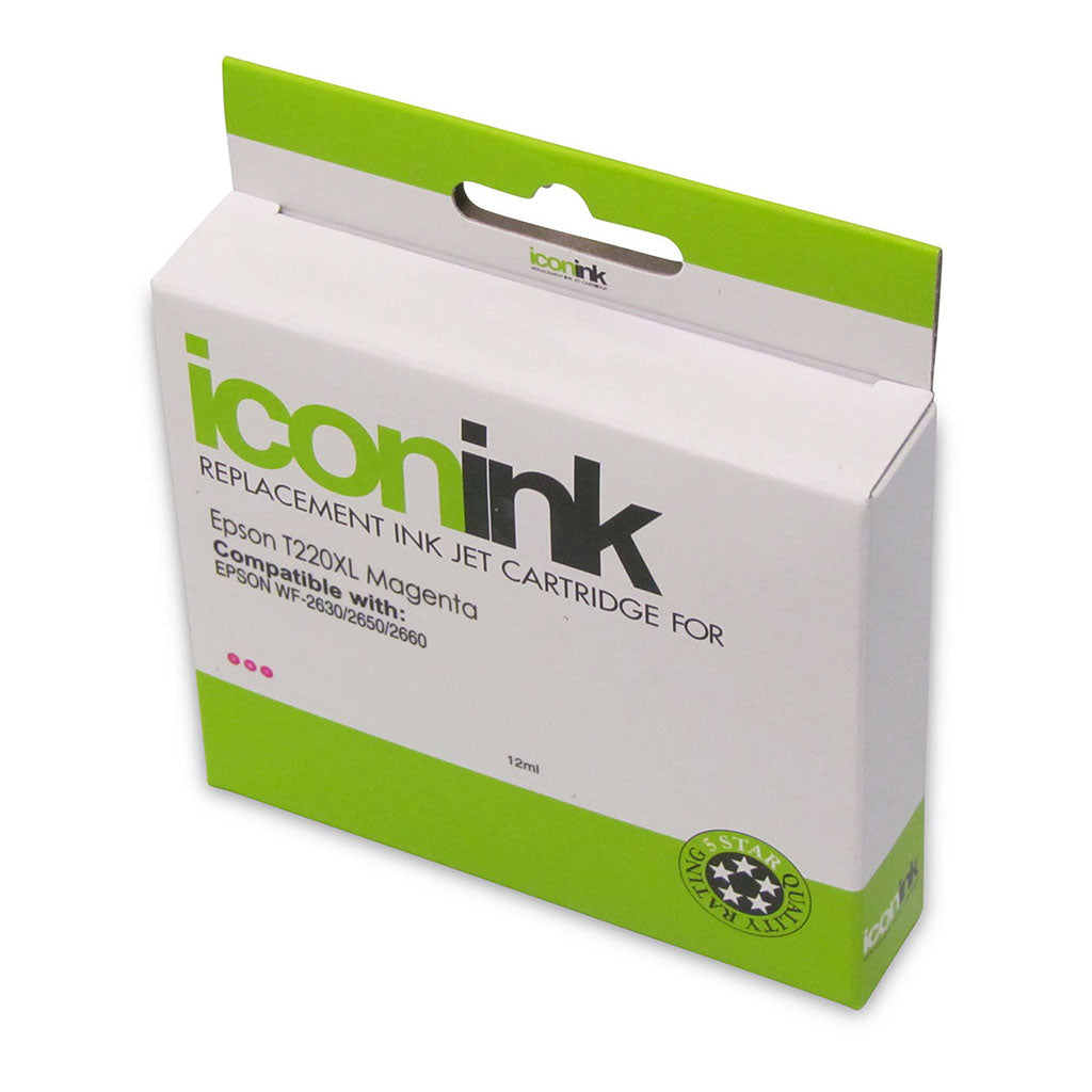 Icon Compatible Epson 220XL C13T294392 Magenta Ink Cartridge - Cafe Supply