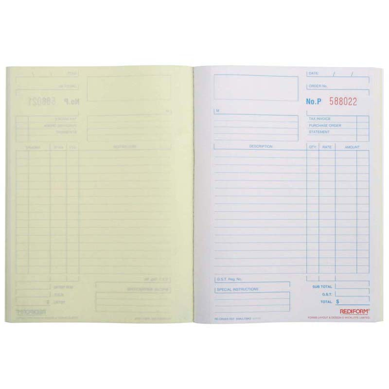 Rediform Book Multipurpose Duplicate 50 Leaf - Cafe Supply