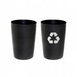 Compass 8L Round Tidy Bin Black - Cafe Supply