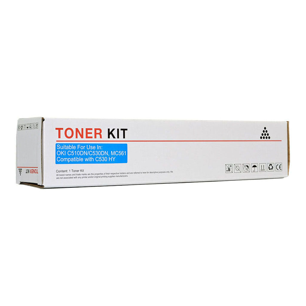 Icon Compatible OKI C510 C530 MC561 Cyan Toner Cartridge (44469727) - Cafe Supply