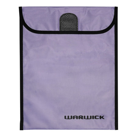 Warwick Homework Bag Purple Large Velcro - Cafe Supply