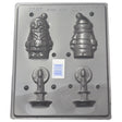 Santa & Candle Mould (0.6mm) - Cafe Supply