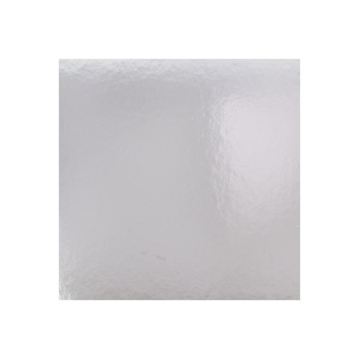 225mm or 9" Square 4mm Cake Card Silver - 19 LEFT - Cafe Supply