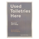 BSD Sign for Storage Areas - Toiletries - Cafe Supply