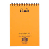 Rhodia Classic Notepad Spiral A5 Lined Orange - Cafe Supply