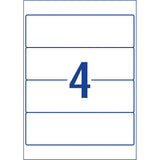 Avery Label L7171 Lever Arch 4up 25 Sheets 200x60mm - Cafe Supply