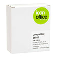 Icon Compatible Dymo LetraTag Tape 16952 12mmx4m Black on Clear - Cafe Supply