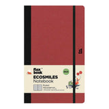 Flexbook Ecosmiles Notebook Medium Ruled Cherry - Cafe Supply
