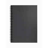 Artgecko Shady Sketchbook A4 80 Pages 40 Sheets 200gsm Black Toned Card - Cafe Supply