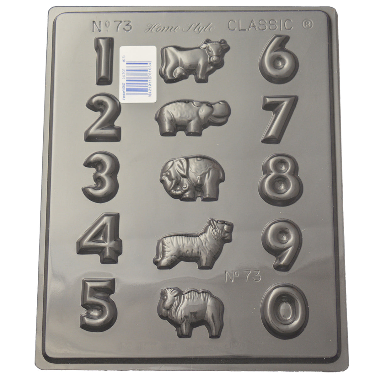 Numbers #1 Mould (0.6mm) - Cafe Supply