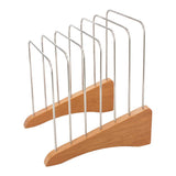 OSC File Rack Que-File Swivel 6 Slots Silver - Cafe Supply