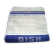 Dishcloths Blue Stripe Waffle (10) - Cafe Supply