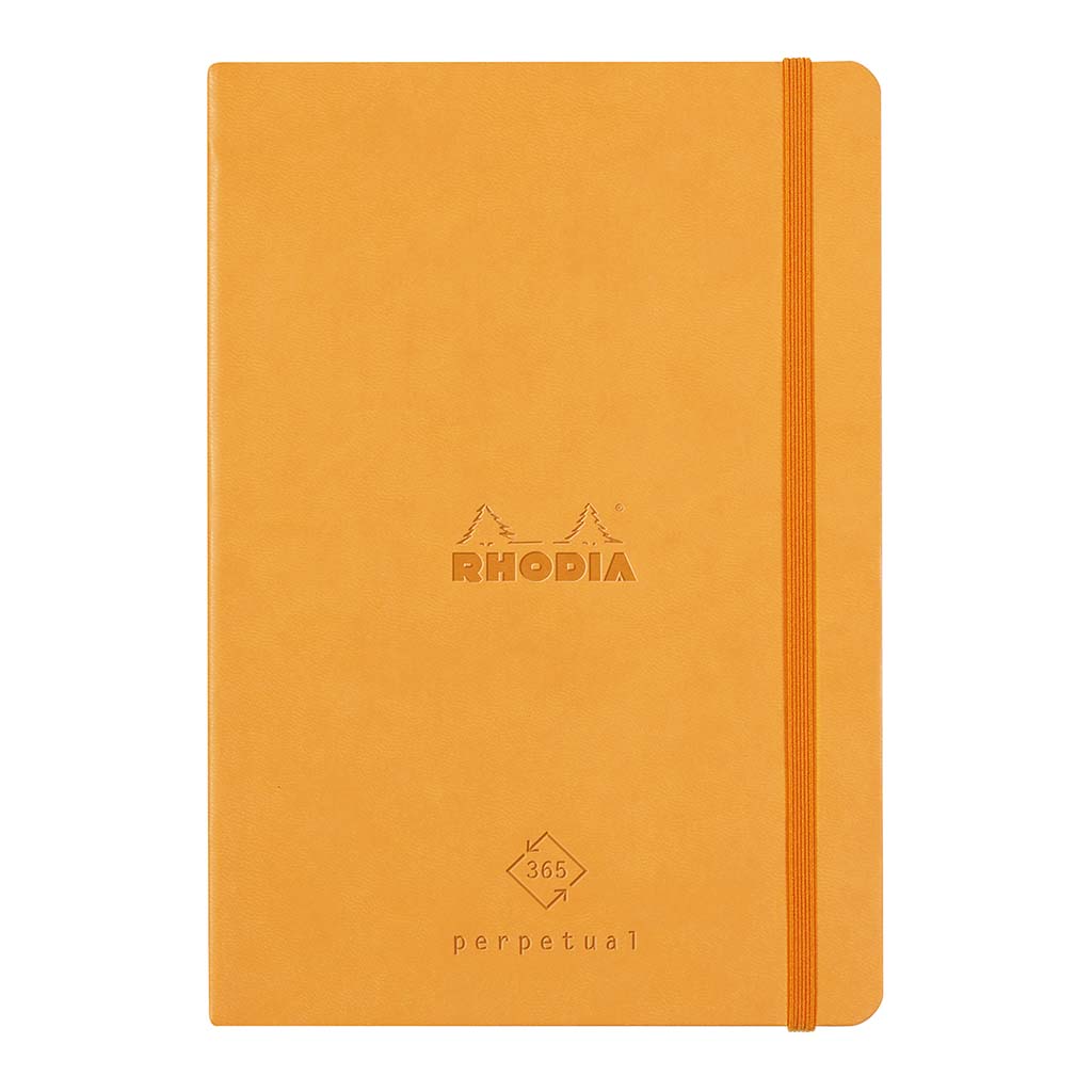 Rhodia Perpetual Diary A5 Orange - Cafe Supply