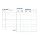 Collins Vehicle Log Book Hard Cover 44 Leaf 215x150mm - Cafe Supply
