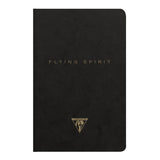 Flying Spirit Sewn Notebook 9x14cm Black - Cafe Supply