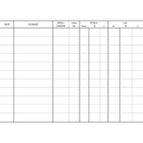 Collins Vehicle Log Book Hard Cover 44 Leaf 215x150mm - Cafe Supply