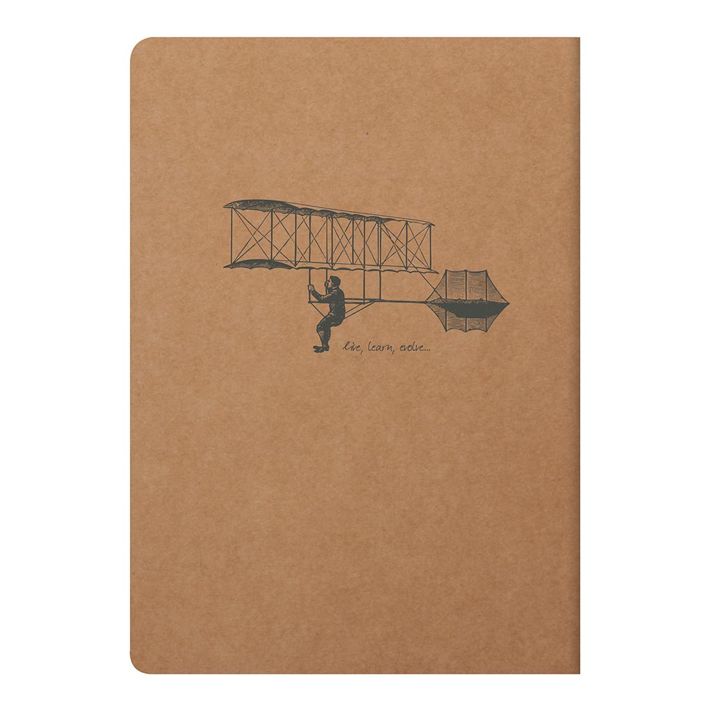 Flying Spirit Sewn Notebook A5 Kraft - Cafe Supply