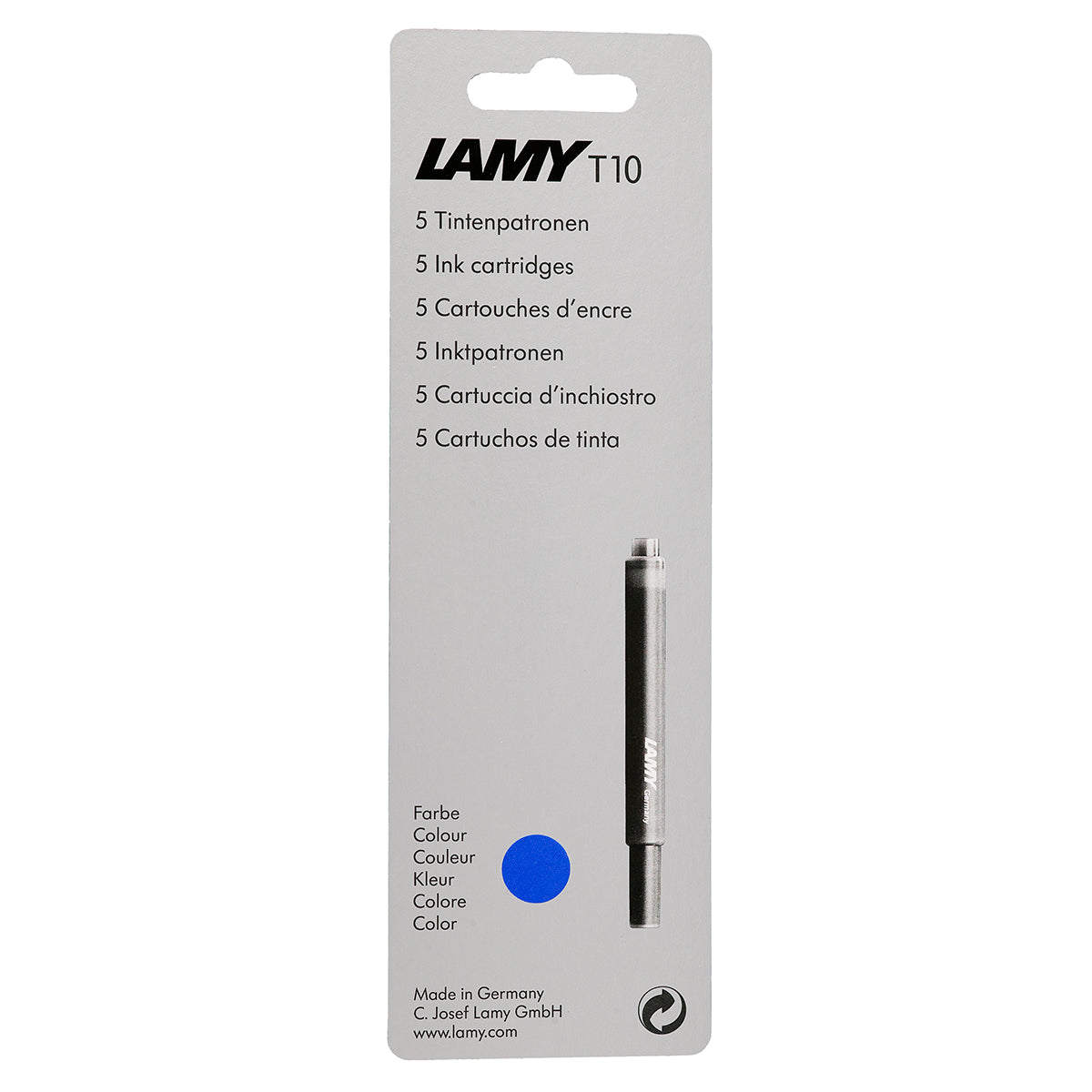 Lamy Ink T10 Blue Hangsell - Cafe Supply