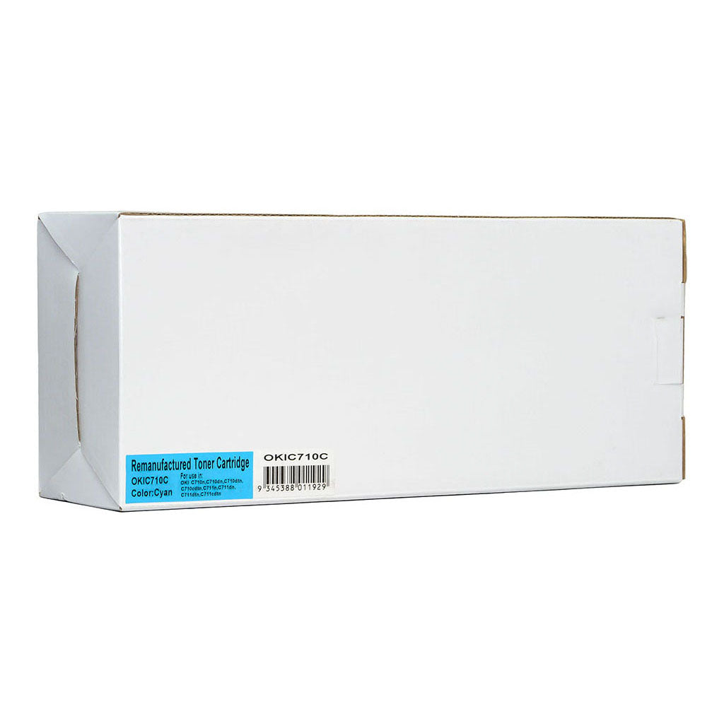 Icon Compatible OKI C710 711 Cyan Toner Cartridge (44318611) - Cafe Supply