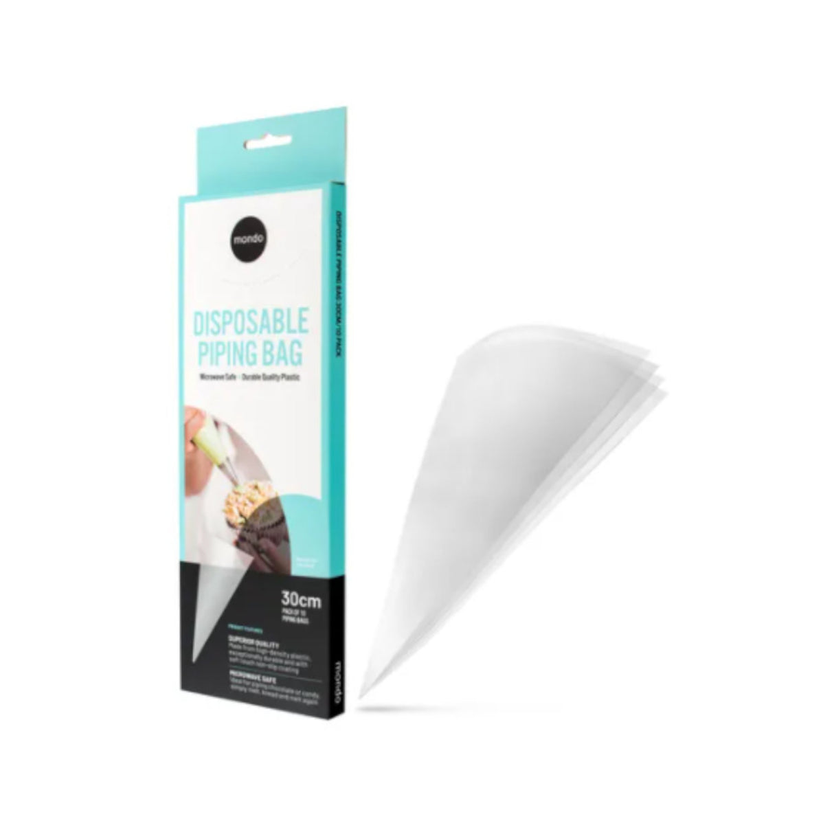 Disposable Piping Bags 30cm, 12" - (10) - Cafe Supply