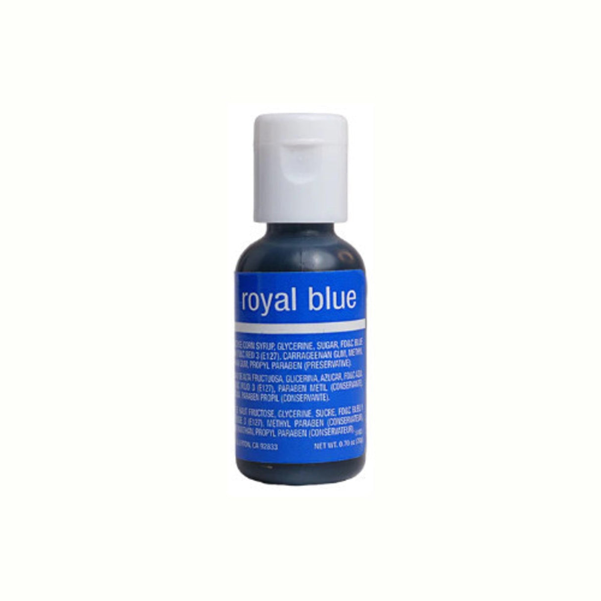 Chefmaster Liqua Gel Royal Blue (Box of 12) - SOLD OUT - Cafe Supply
