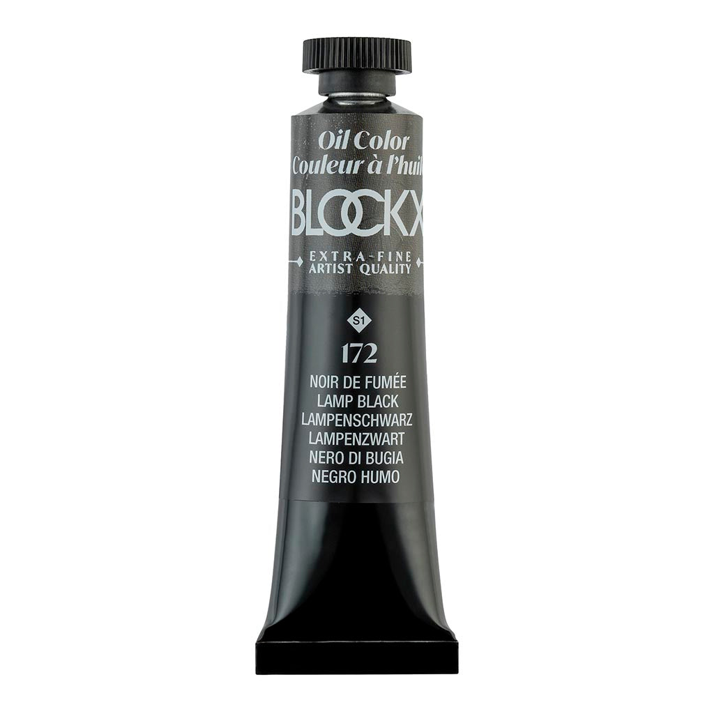 BLOCKX Oil Tube 20ml S1 172 Lamp Black - Cafe Supply