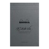 Rhodia PAScribe Calligraphy Maya Grey Pad A4+ Lined - Cafe Supply