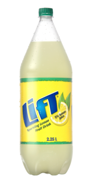 Lift Sparkling Lemon Fruit Drink 2.25l