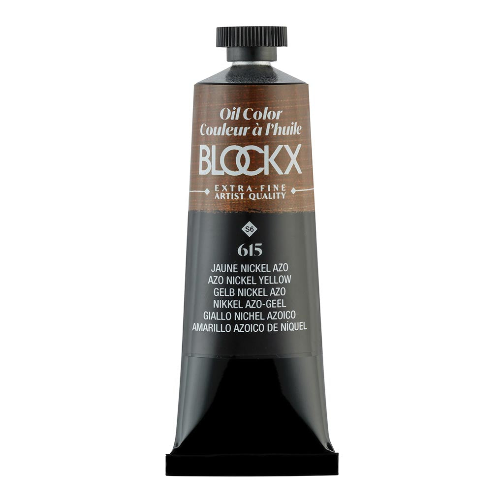 BLOCKX Oil Tube 35ml S6 615 Azo Nickel Yellow - Cafe Supply