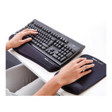 Fellowes PlushTouch Keyboard Wrist Rest Black - Cafe Supply