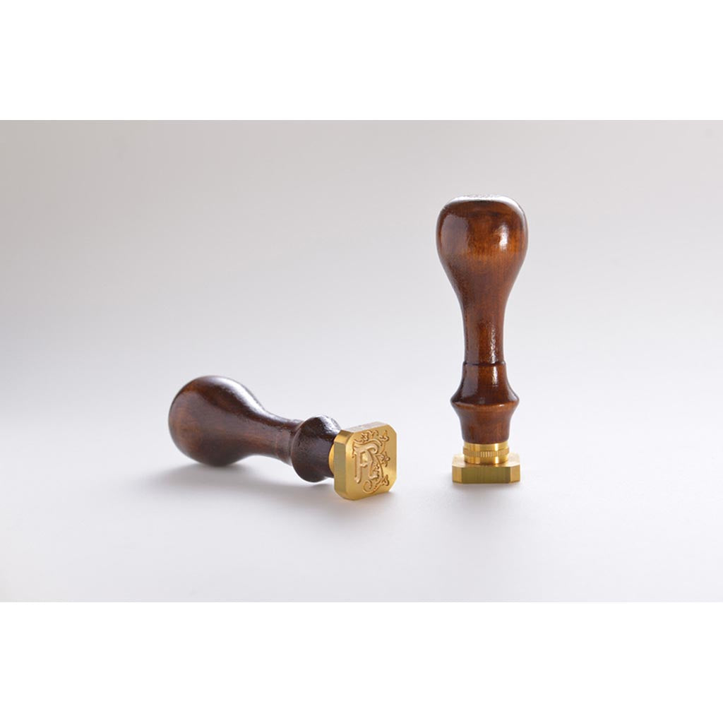 Herbin Wooden Handle Square Seal Illuminated A - Cafe Supply