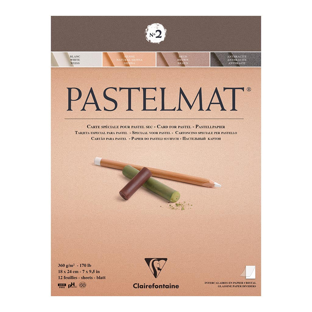 Pastelmat Pad No. 2 18x24cm 12sh - Cafe Supply