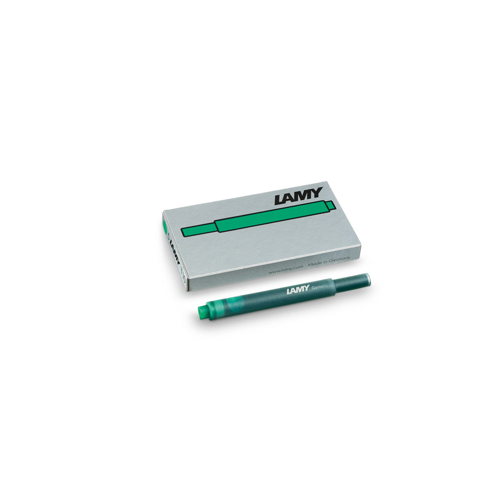 Lamy Ink T10 Cartridges 5 Pack Green - Cafe Supply