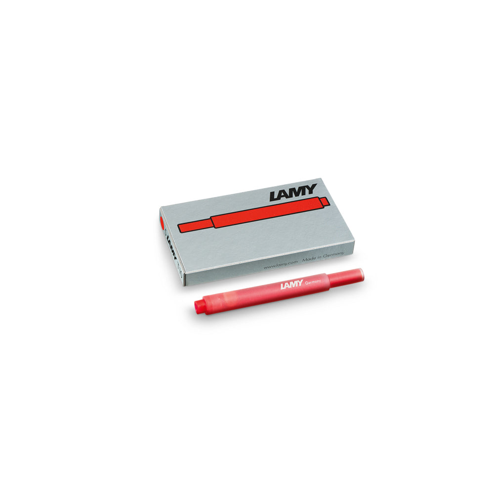 Lamy Ink T10 Cartridges 5 Pack Red - Cafe Supply