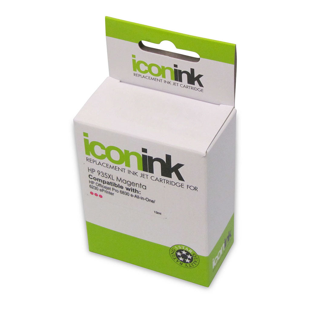 Icon Compatible HP 935XL Magenta Ink Cartridge (C2P25AA) - Cafe Supply